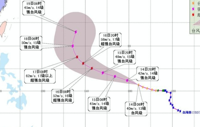 第7号台风白海豚最新消息