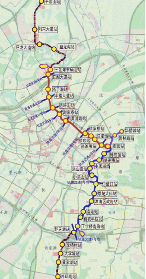 武汉地铁8号线是武汉规划建设的第4条地铁线,起点位于武汉东西湖区