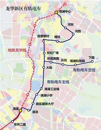 深圳有轨电车线路 深圳有轨电车线路