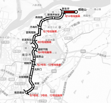 南京地铁6号线最新站点