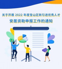 注意！2022年度宝山区新引进优秀人才安居资助申报工作已开启