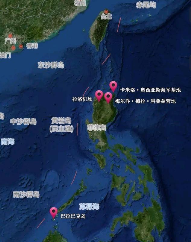 定了！菲律宾公布4个新增美军基地，3个面向台海，1个针对南海
