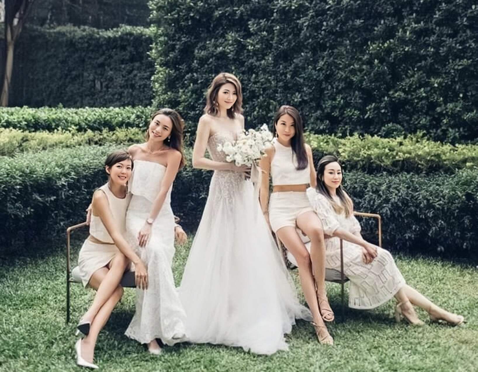 香港知名女星婚前办单身派对，姐妹团率先曝光，都是大长腿高颜值