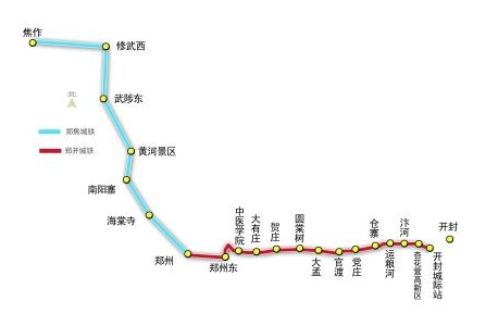 郑开城际延长线年内开建