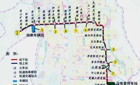 太原地铁2号线二期规划