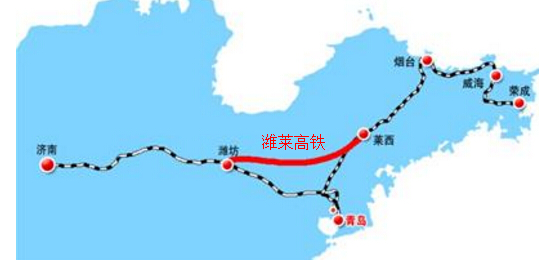 潍莱高铁路线图
