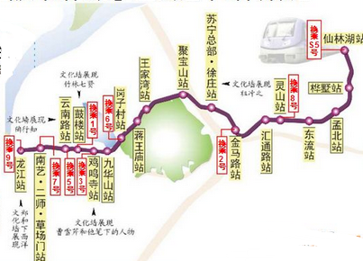 南京地铁4号线路线