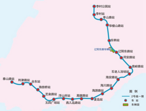 青岛地铁二号线什么时候开通