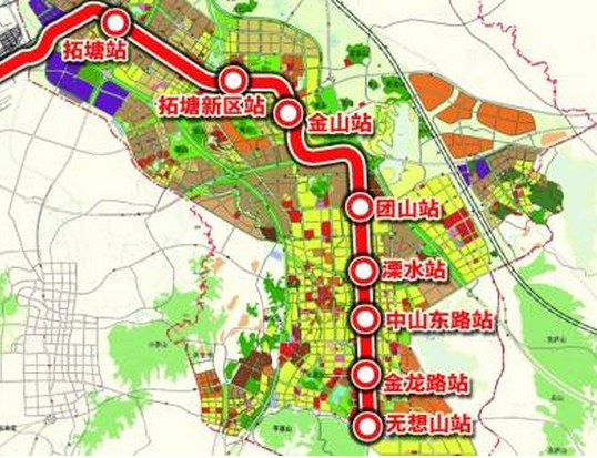 南京地铁s7号线线路图