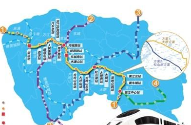 东莞地铁1号线线路图