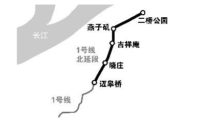 南京地铁一号线北延线站点