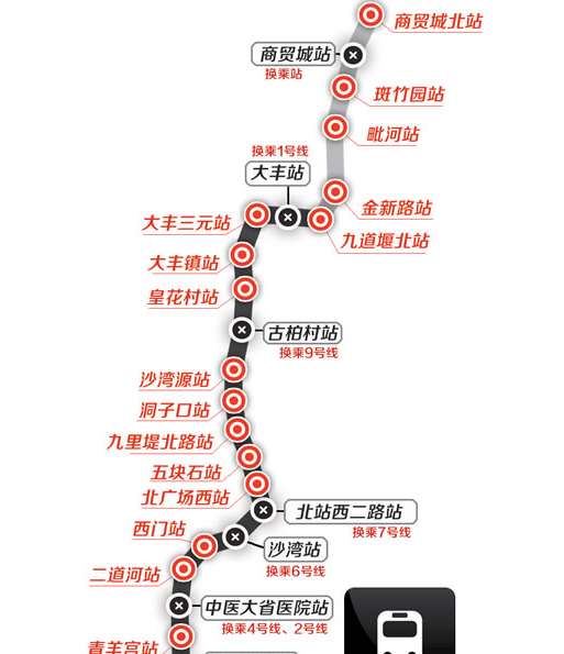 成都地铁5号线最新线路图