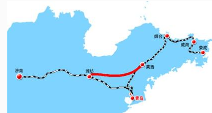 潍莱高铁最新线路图