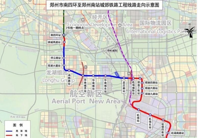 郑州地铁2号线南延线站点