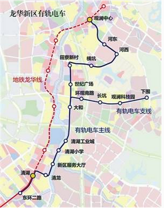 深圳有轨电车路线