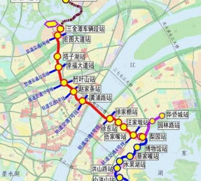 武汉地铁8号线一期站点分布