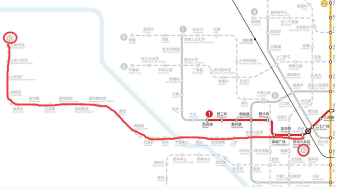 郑州地铁10号线什么时候通车
