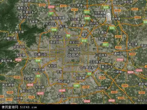 北京卫星地图片_北京介绍