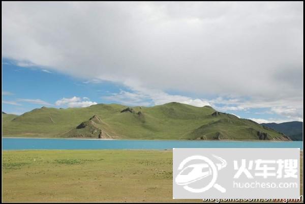 回时西藏53：羊卓雍错，上部牧场的碧玉之湖（含卡若拉冰川）12