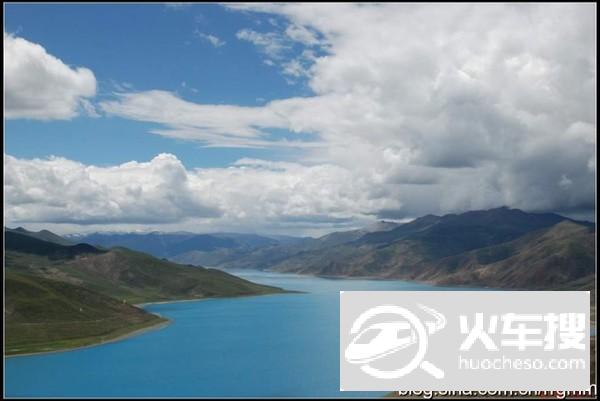 回时西藏53：羊卓雍错，上部牧场的碧玉之湖（含卡若拉冰川）14