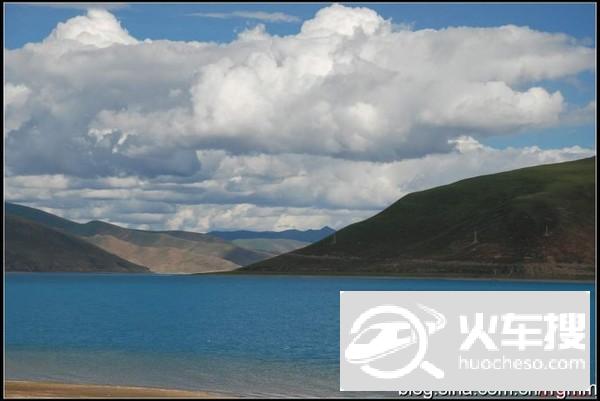 回时西藏53：羊卓雍错，上部牧场的碧玉之湖（含卡若拉冰川）10