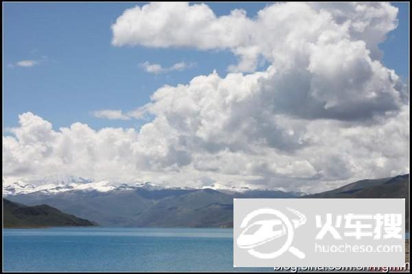 回时西藏53：羊卓雍错，上部牧场的碧玉之湖（含卡若拉冰川）17