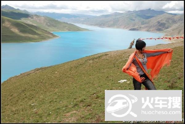回时西藏53：羊卓雍错，上部牧场的碧玉之湖（含卡若拉冰川）18