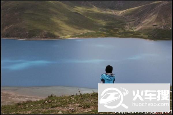 回时西藏53：羊卓雍错，上部牧场的碧玉之湖（含卡若拉冰川）8