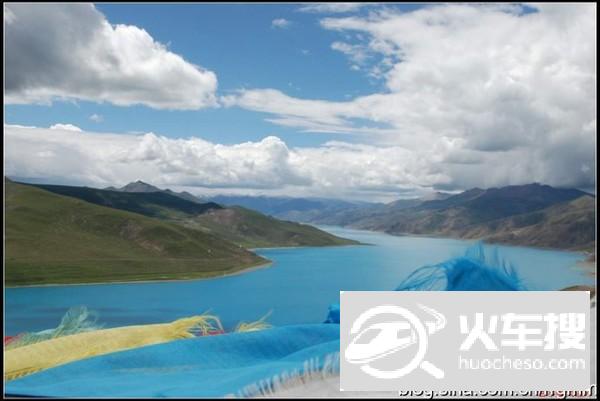 回时西藏53：羊卓雍错，上部牧场的碧玉之湖（含卡若拉冰川）2