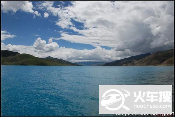回时西藏53：羊卓雍错，上部牧场的碧玉之湖（含卡若拉冰川）3