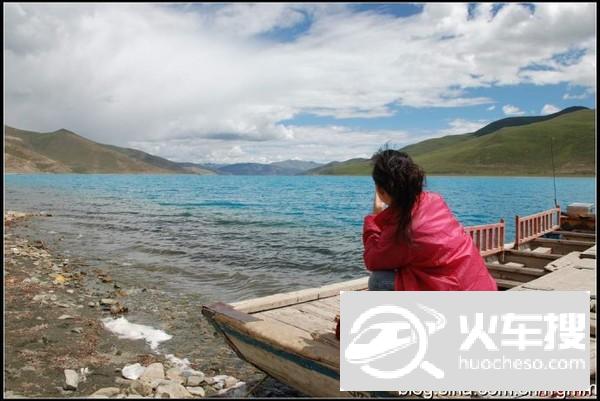 回时西藏53：羊卓雍错，上部牧场的碧玉之湖（含卡若拉冰川）4