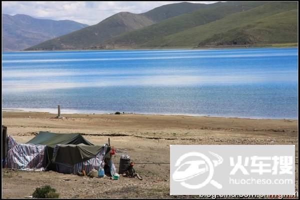 回时西藏53：羊卓雍错，上部牧场的碧玉之湖（含卡若拉冰川）16