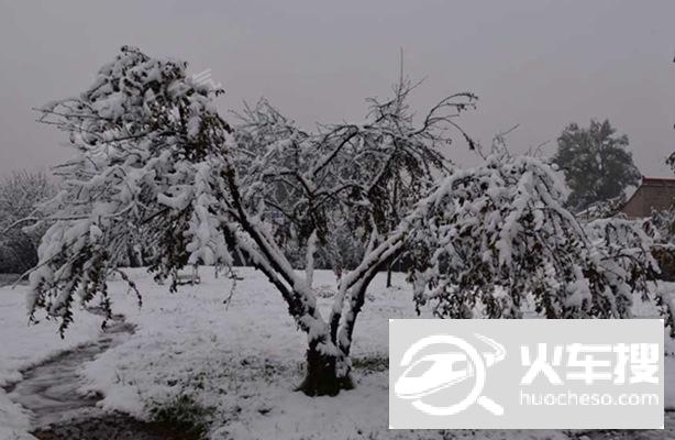 甘肃多地雨雪现身局地暴雪 多处高速路段受影响实施临时管制1