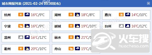 浙江今明天阴雨增多 气温“低位运行”1