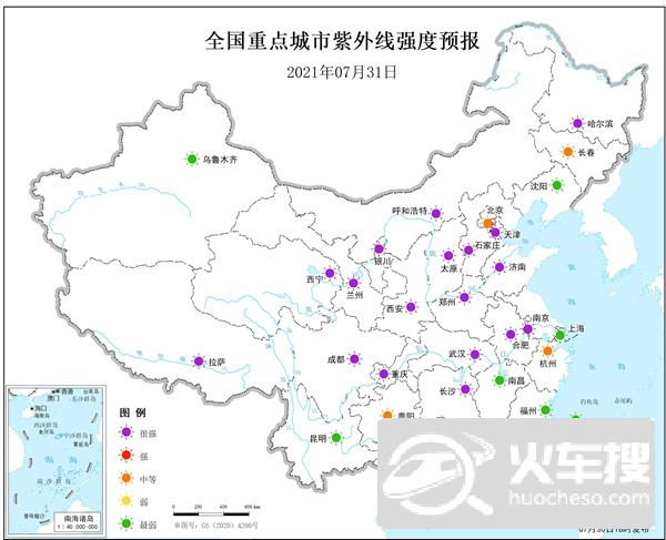 健康气象预报：湖南广西等5省市区部分地区易发生中暑2