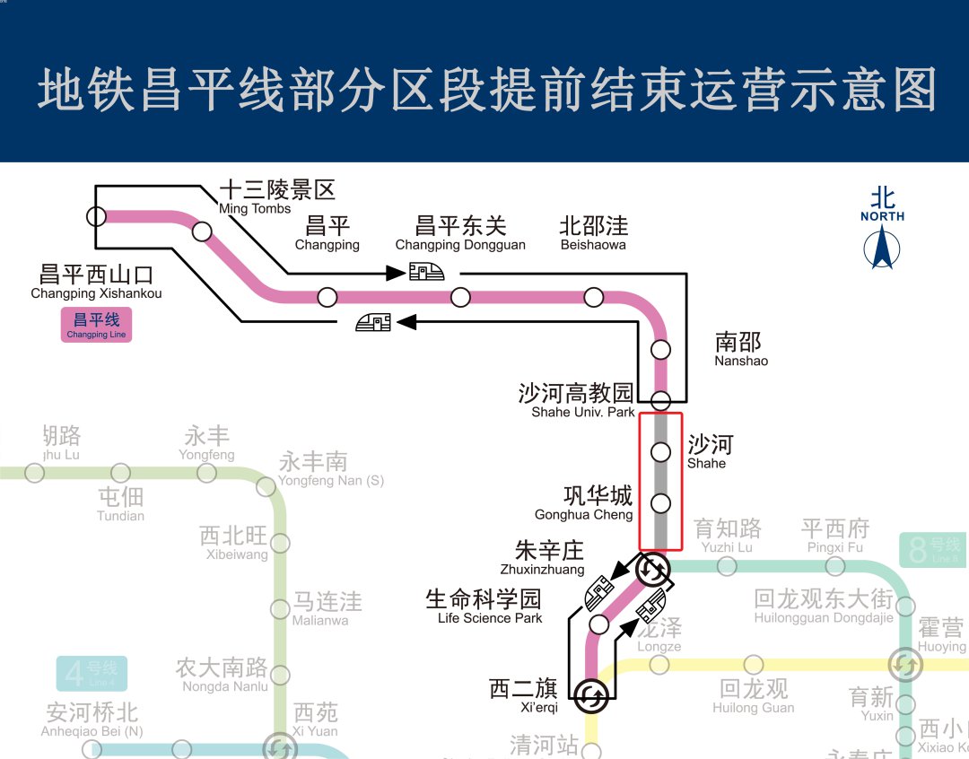 2021年10月15日至12月15日北京地铁昌平线末班车时刻表1