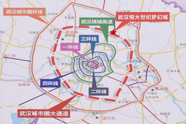 2022武汉六环线最新规划图详细地图1