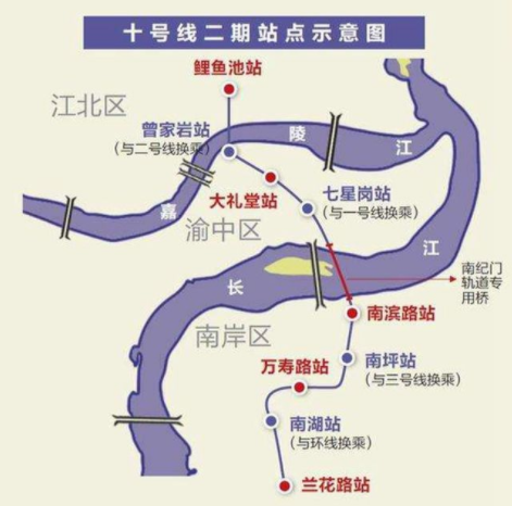 重庆地铁10号线二期通车时间20221