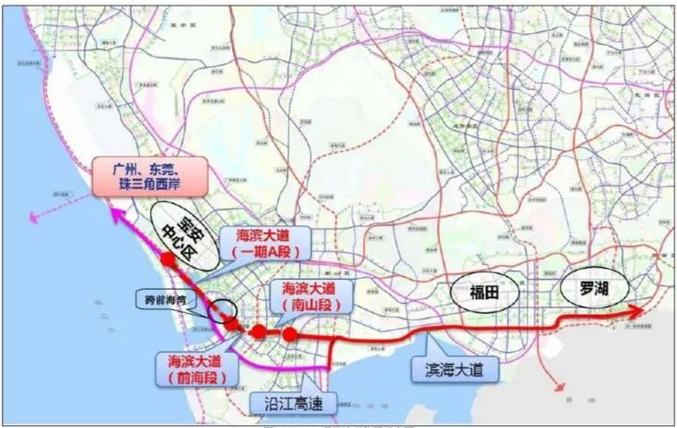 深圳滨海大道海底隧道最新规划消息1