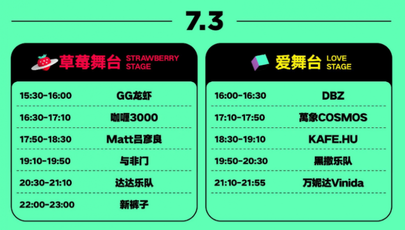2022海南草莓音乐节（时间+票价+阵容）3