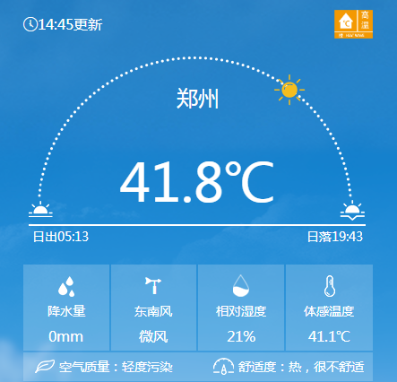 6月24日河南济源地表温度打破历史纪录74.1℃！郑州气温再创今年新高1