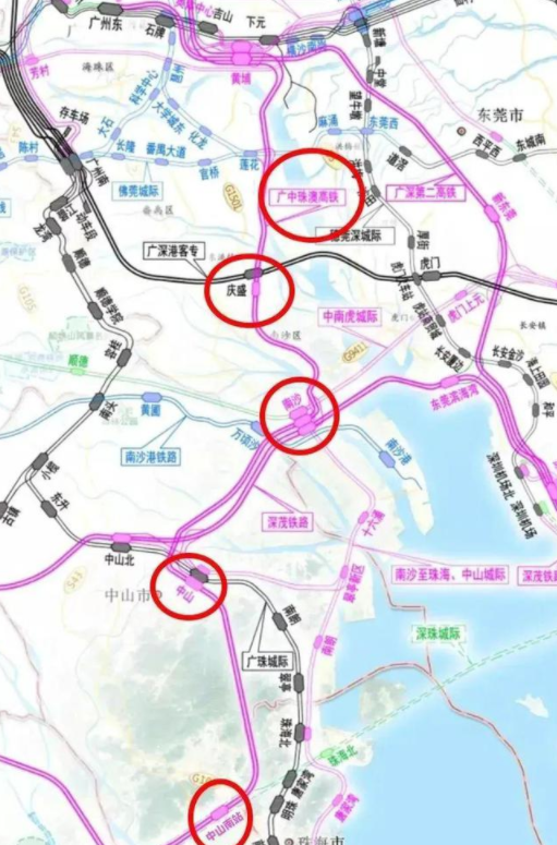 广珠澳高铁最新规划图2